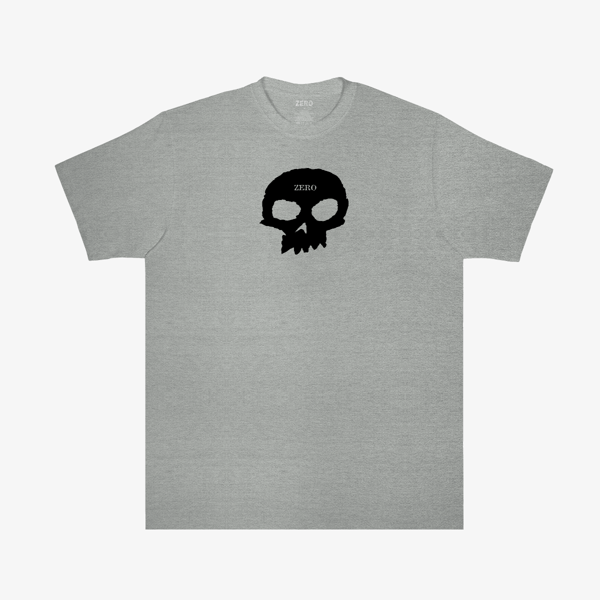 Camiseta Zero Single Skull Cinza Mescla