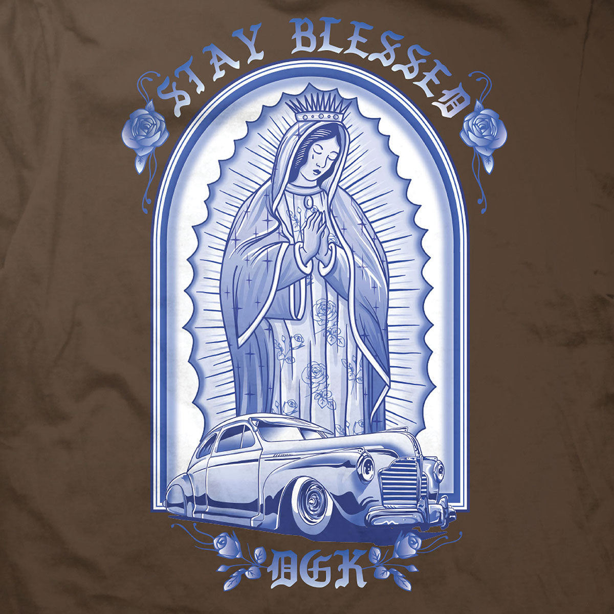 Camiseta DGK Lo-Side Marrom