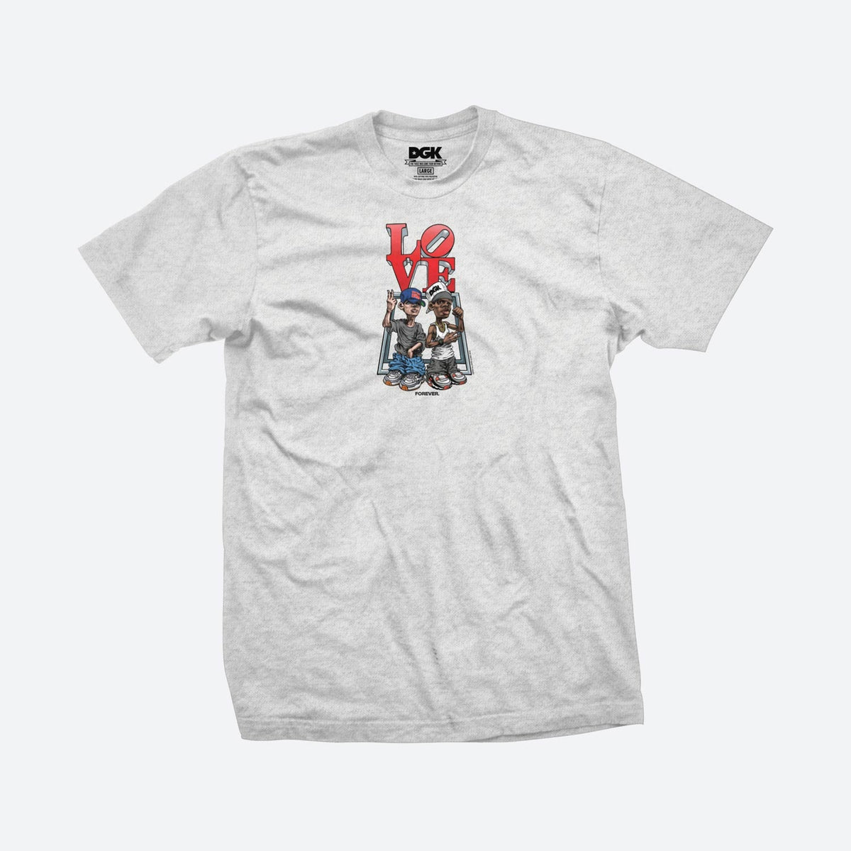 Camiseta DGK Love Forever Ash