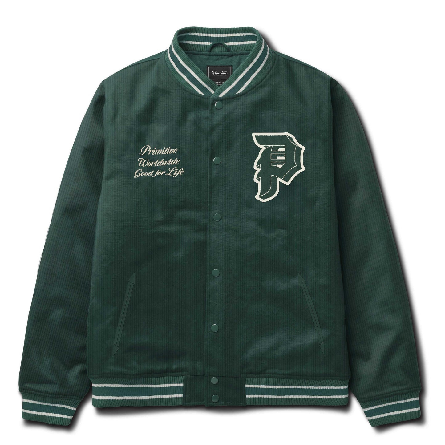 Jaqueta Primitive Bradford Varsity - Verde - G