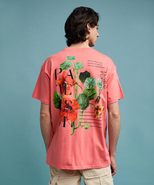 Camiseta Paterson Flowers Coral
