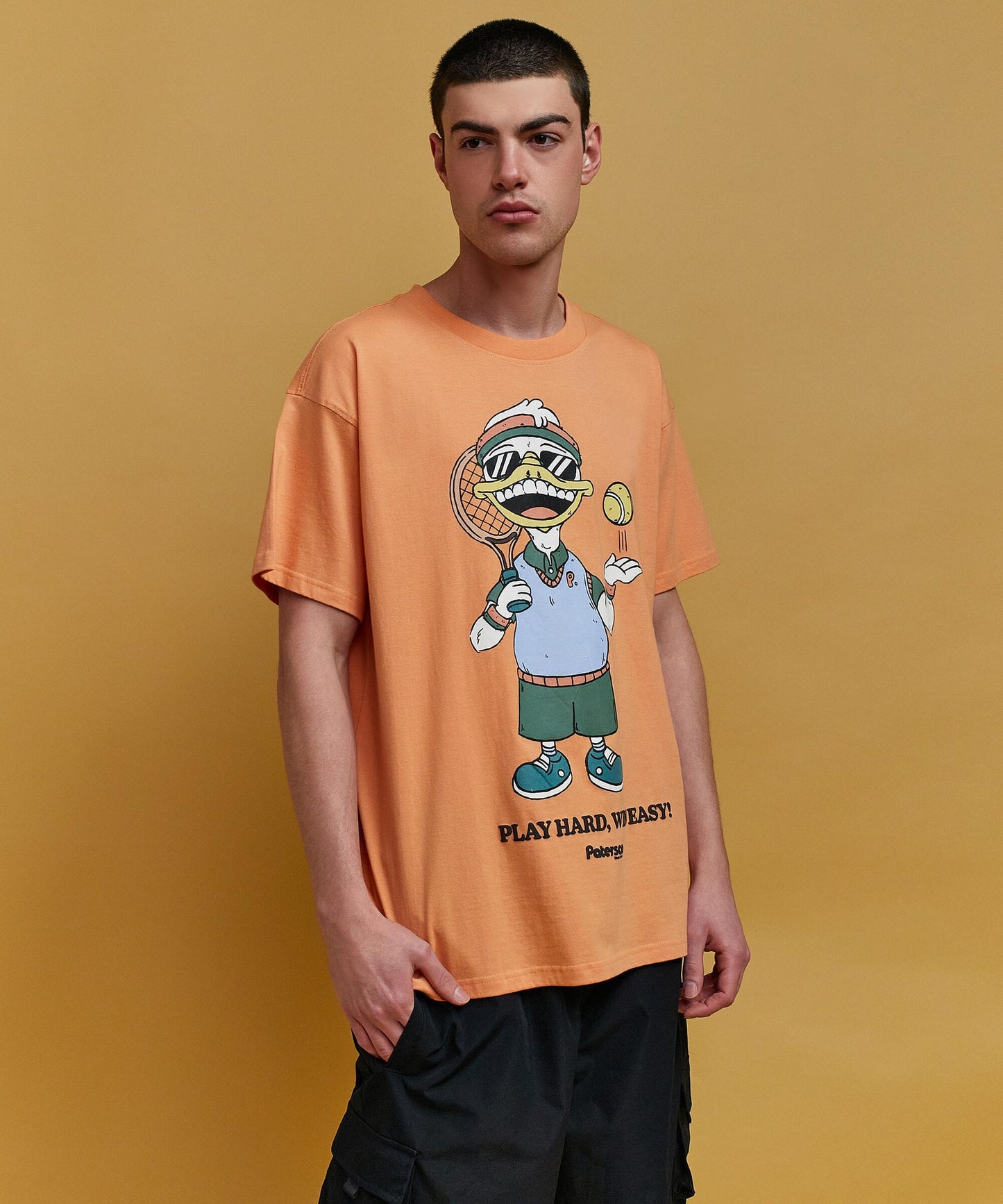 Camiseta Paterson Quack Laranja