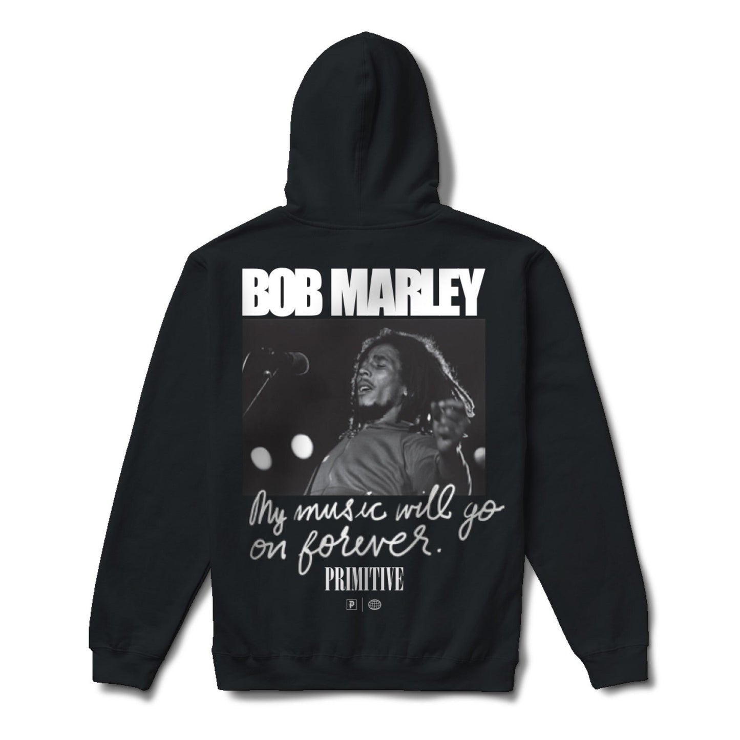 Moletom Primitive X Bob Marley Forever Preto