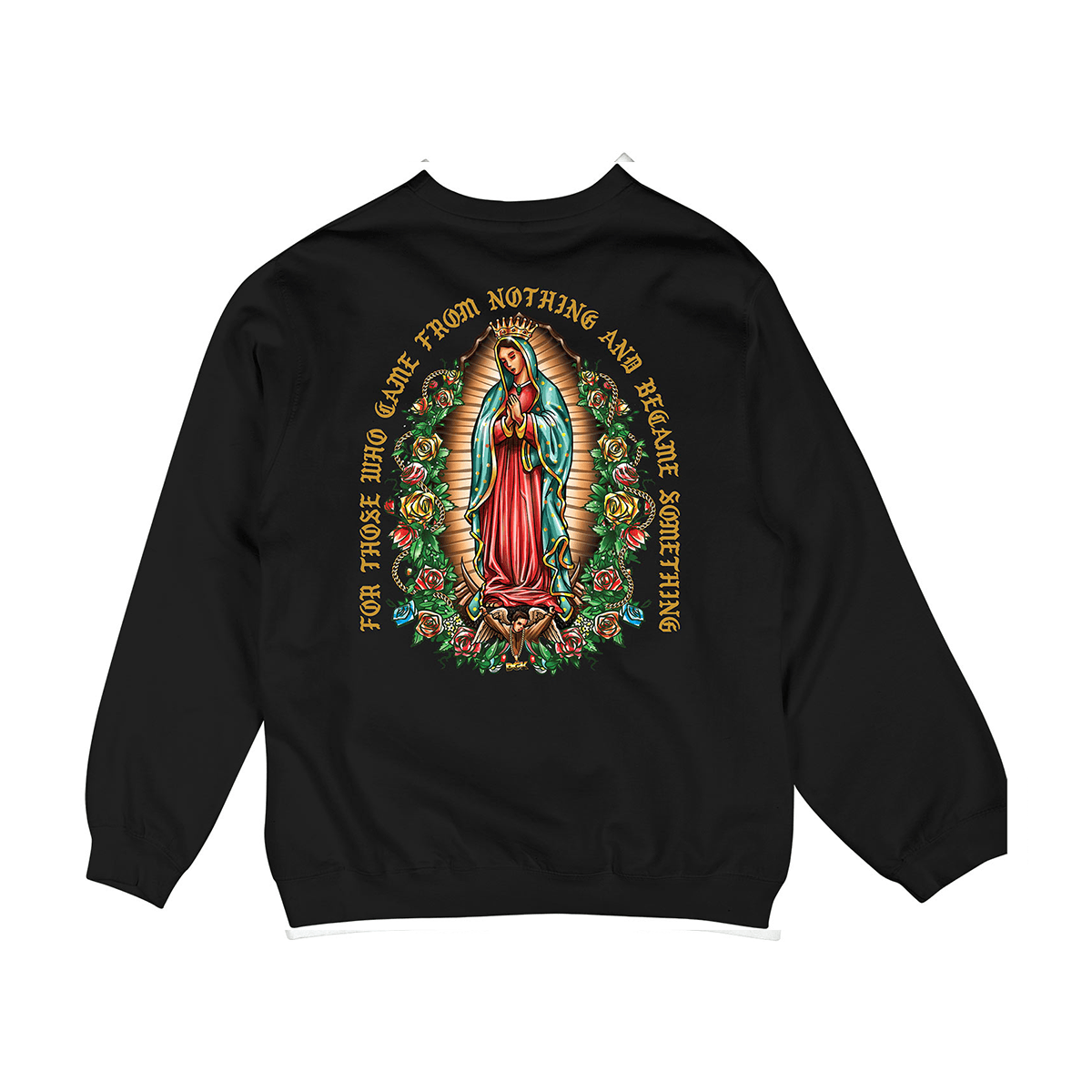 Moletom Crewneck DGK Guadalupe Crewneck Fleece Preto