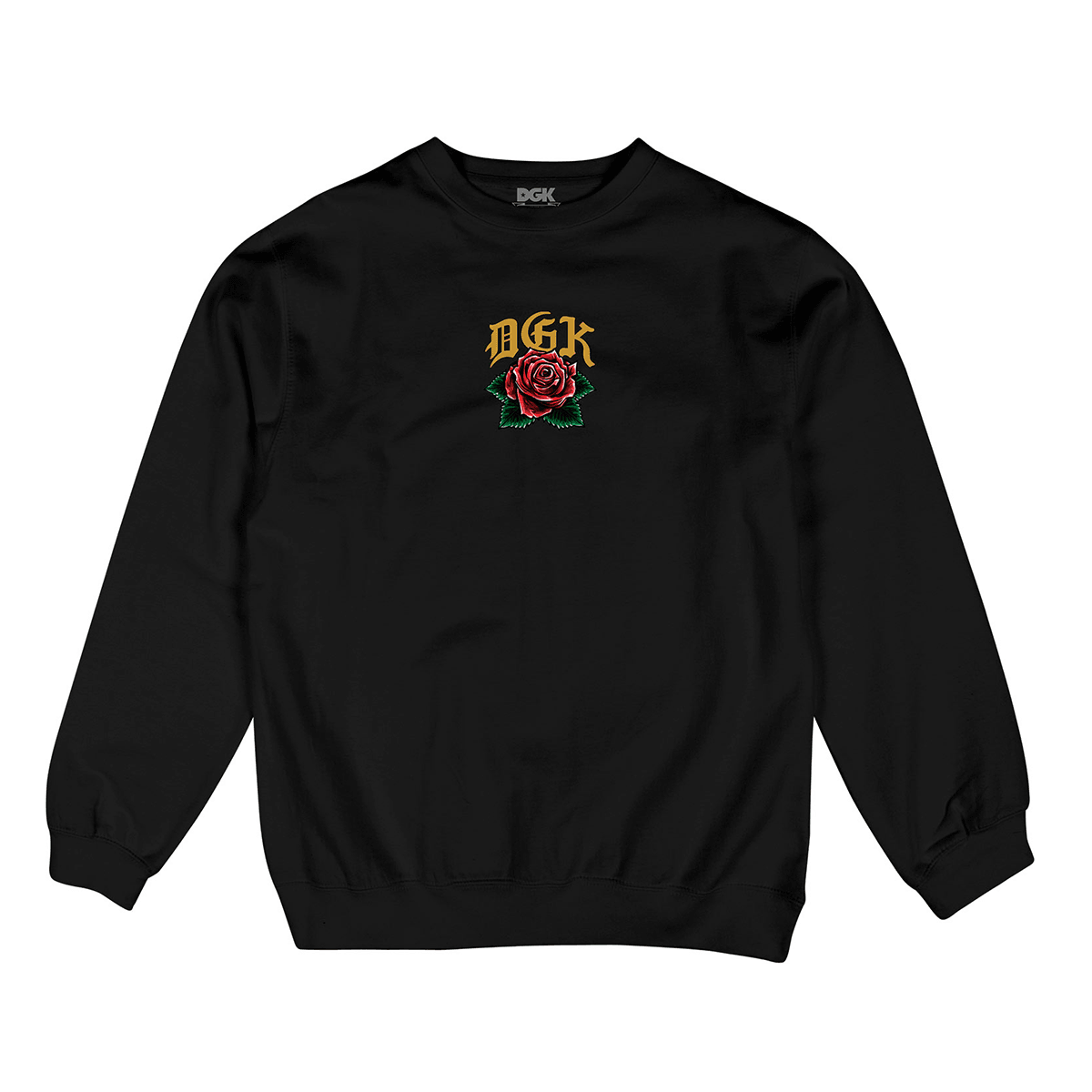 Moletom Crewneck DGK Guadalupe Crewneck Fleece Preto