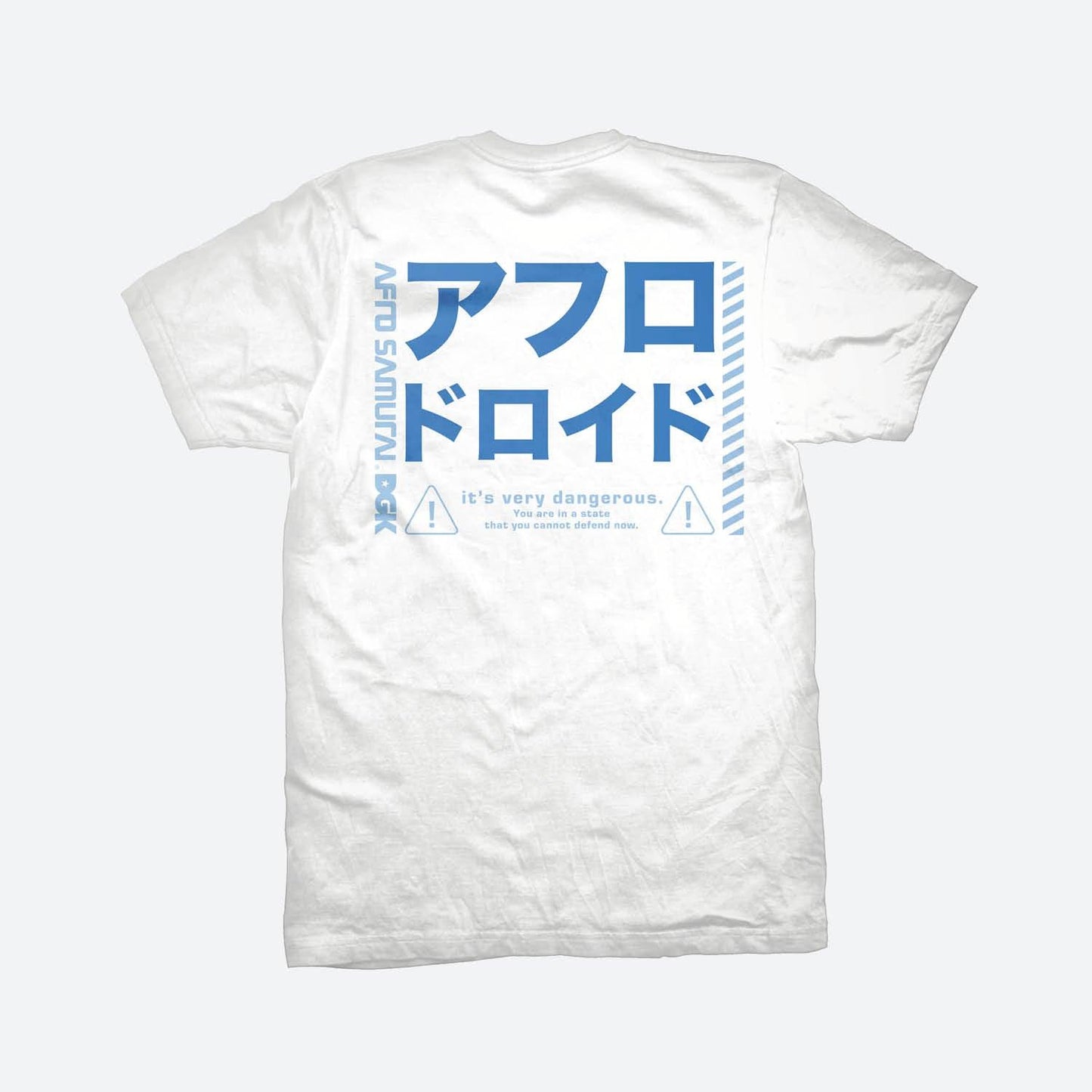 Camiseta DGK x AFRO SAMURAI Afro Vs Afro Droid Branco