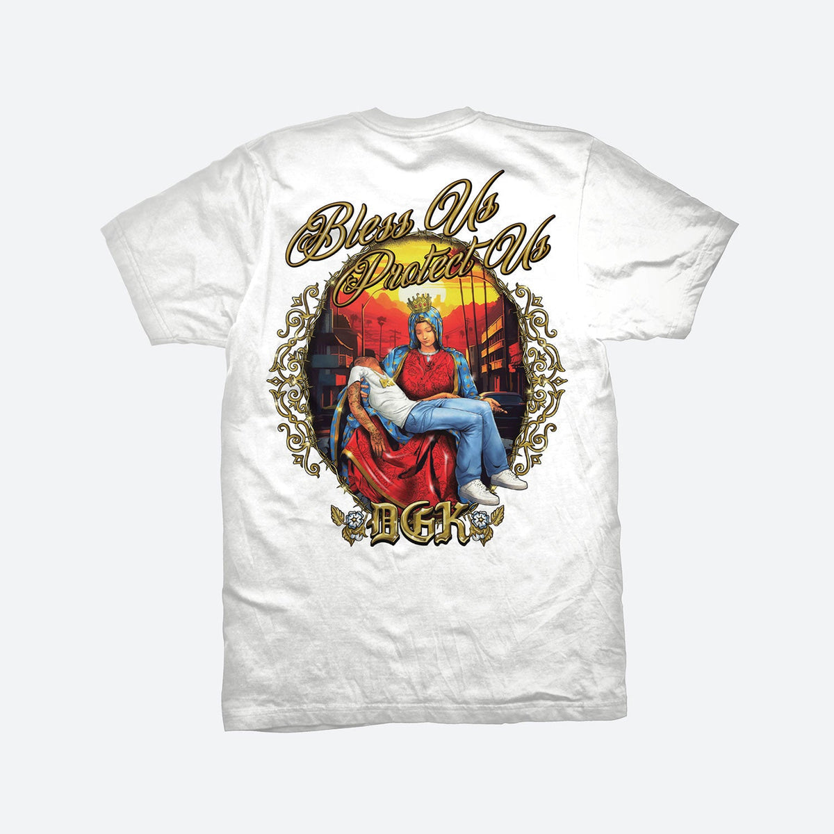 Camiseta DGK Protect Us White