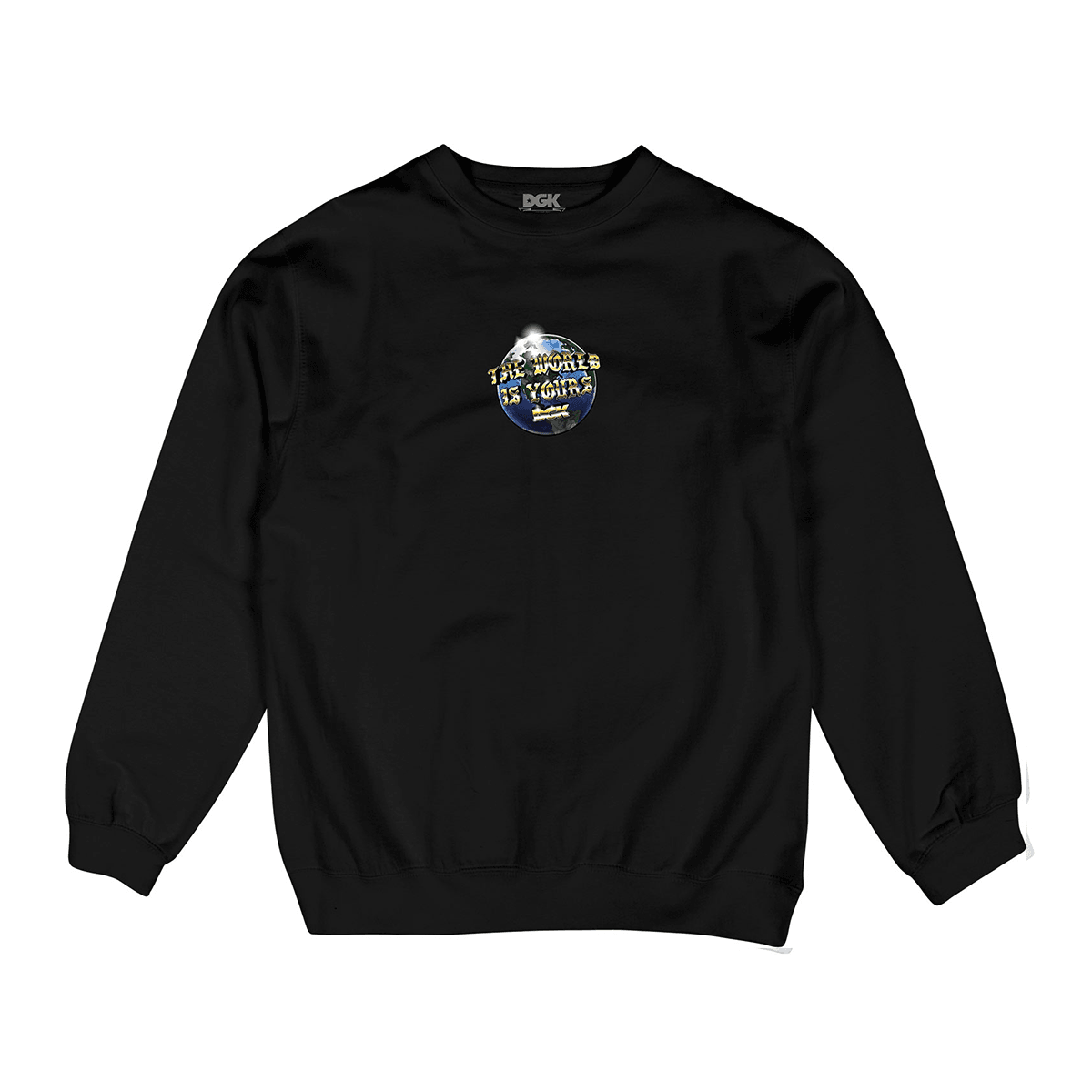 Moletom Crewneck DGK Muerte Crewneck Fleece Preto