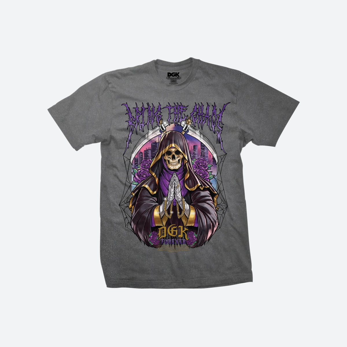 Camiseta DGK Night Stalker Washed Black