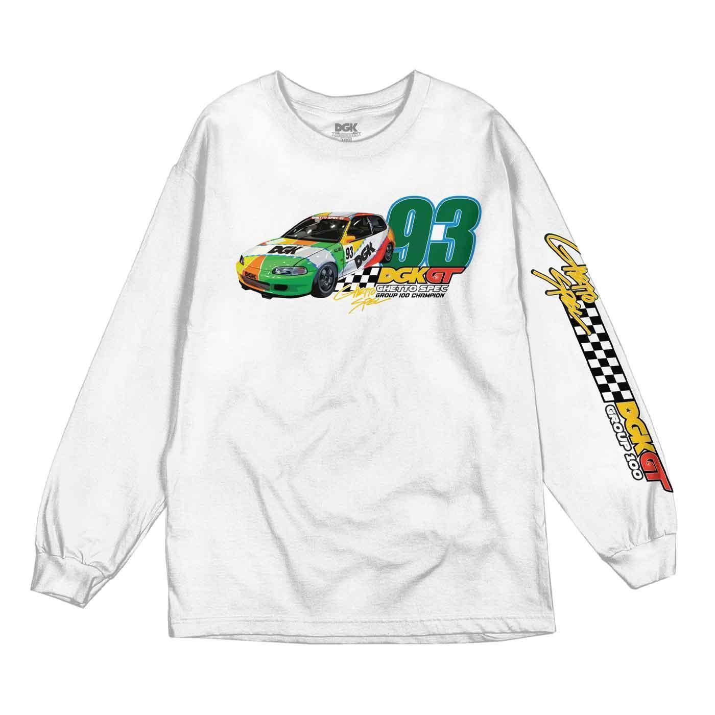 Camiseta Manga Longa Dgk Gt93 Branco