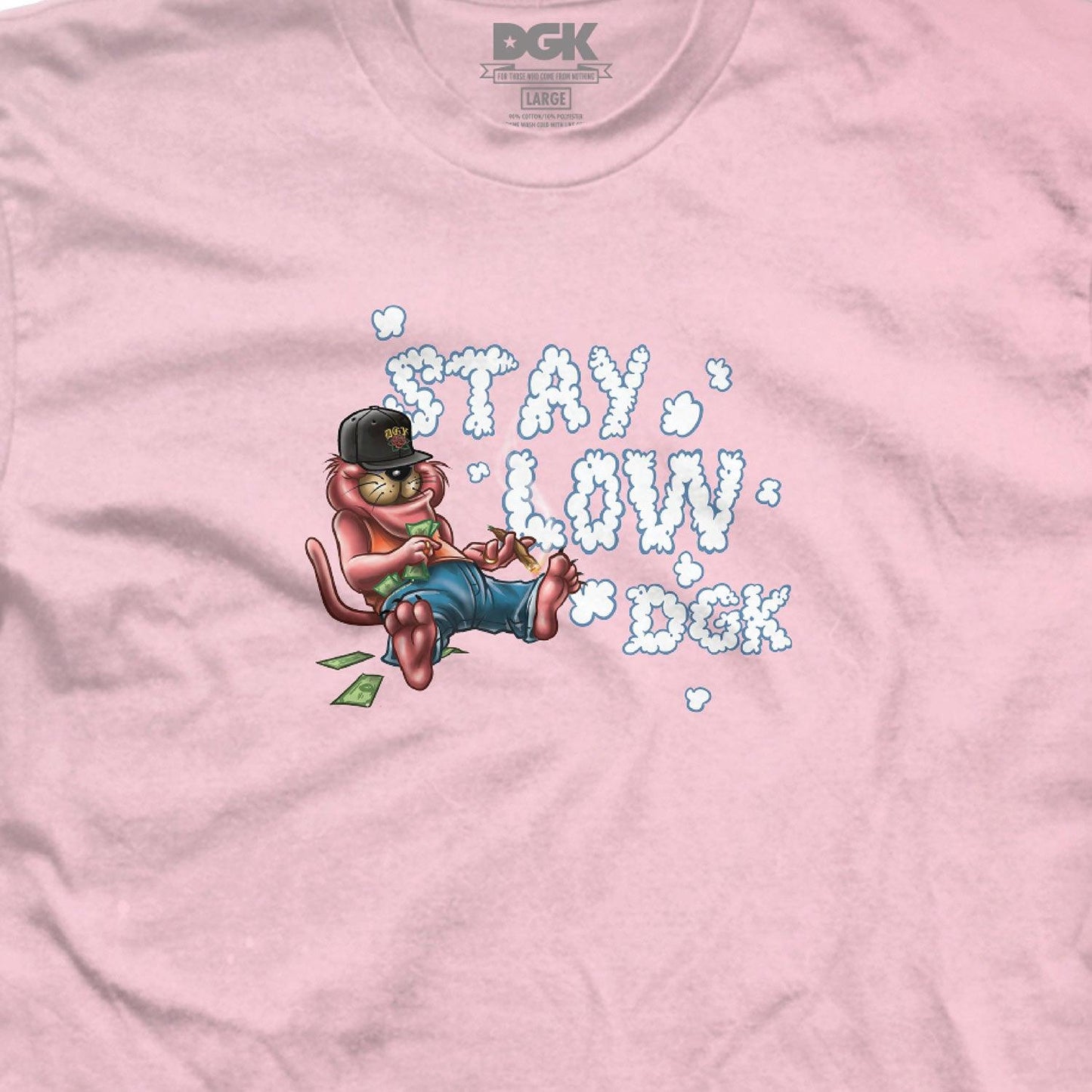 Camiseta DGK Stay Low Rosa