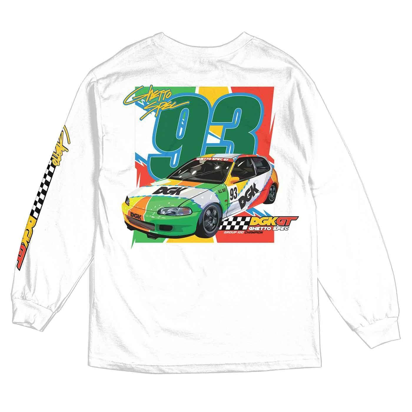Camiseta Manga Longa Dgk Gt93 Branco