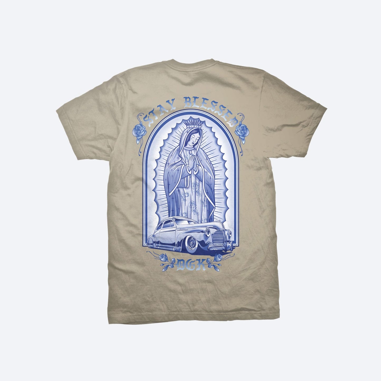 Camiseta DGK Lo-Side Bege