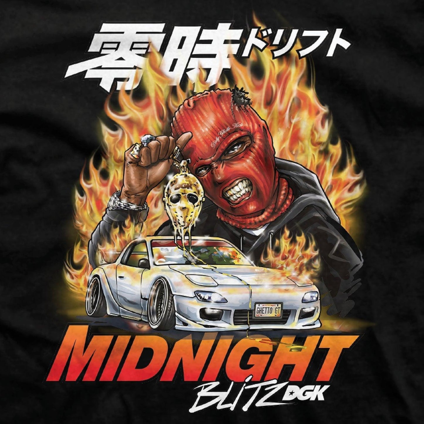 Camiseta Dgk Blitz Tee Preto