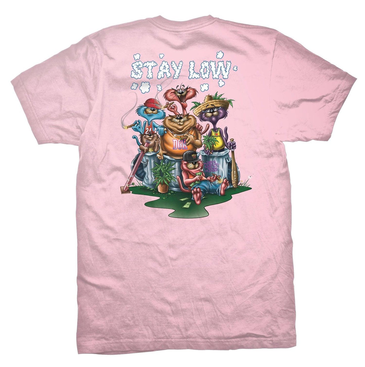 Camiseta DGK Stay Low Rosa