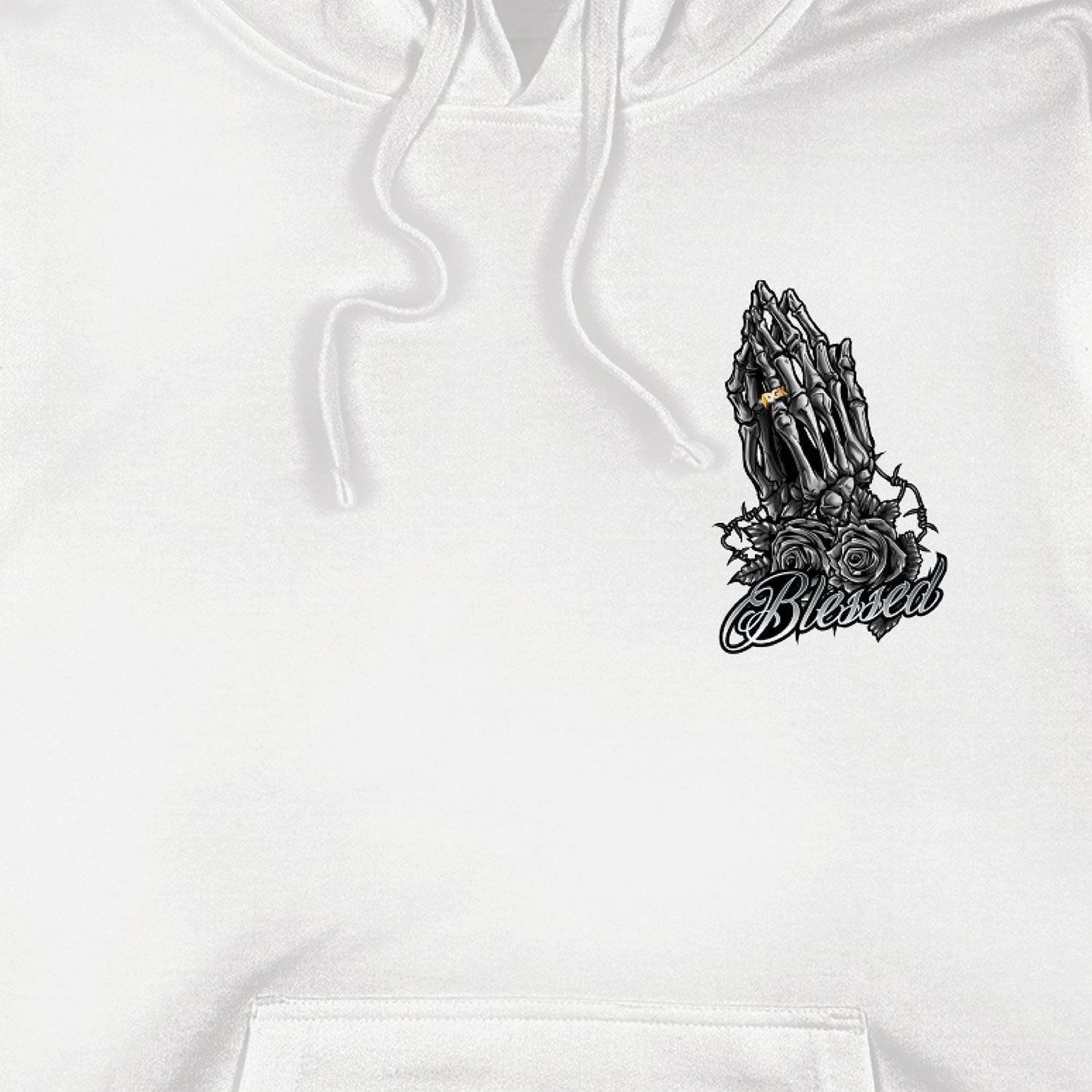 Moletom DGK Devoted Hooded Fleece Branco