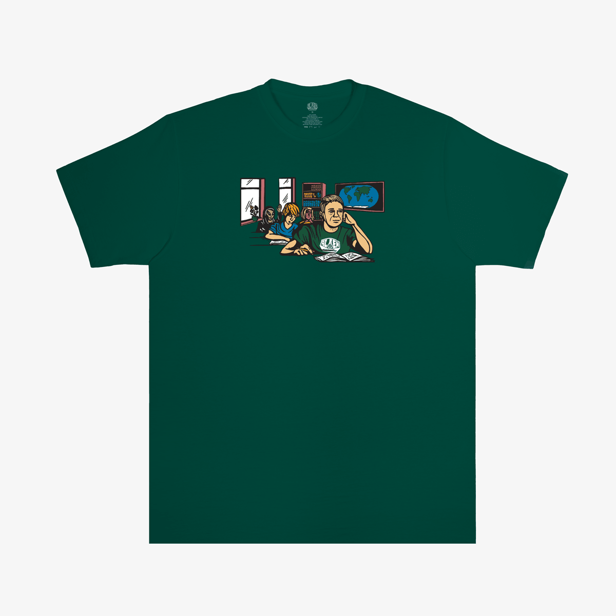 Camiseta Alien Workshop Class Verde