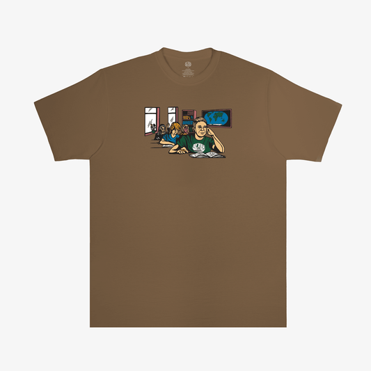 Camiseta Alien Workshop Class Marrom