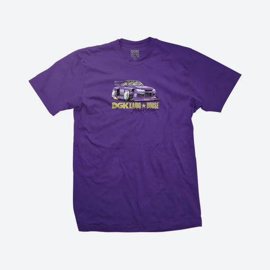 Camiseta DGK x KAIDO HOUSE Roulette Racer Roxo