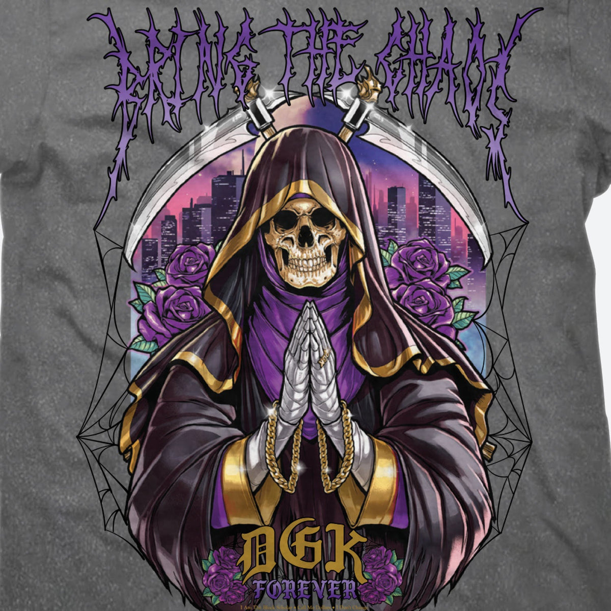 Camiseta DGK Night Stalker  Washed Black
