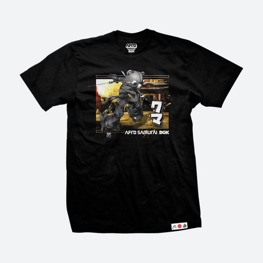 Camiseta DGK x AFRO SAMURAI Kuma Preto