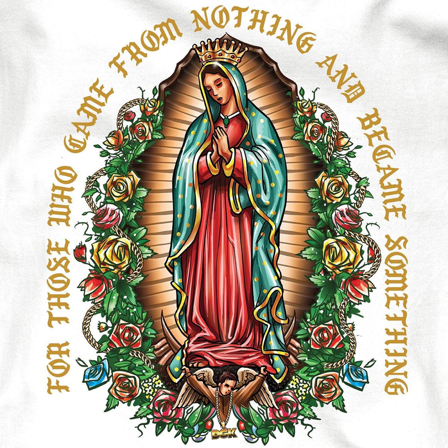 Moletom  Crewneck DGK Guadalupe Crewneck Fleece Branco