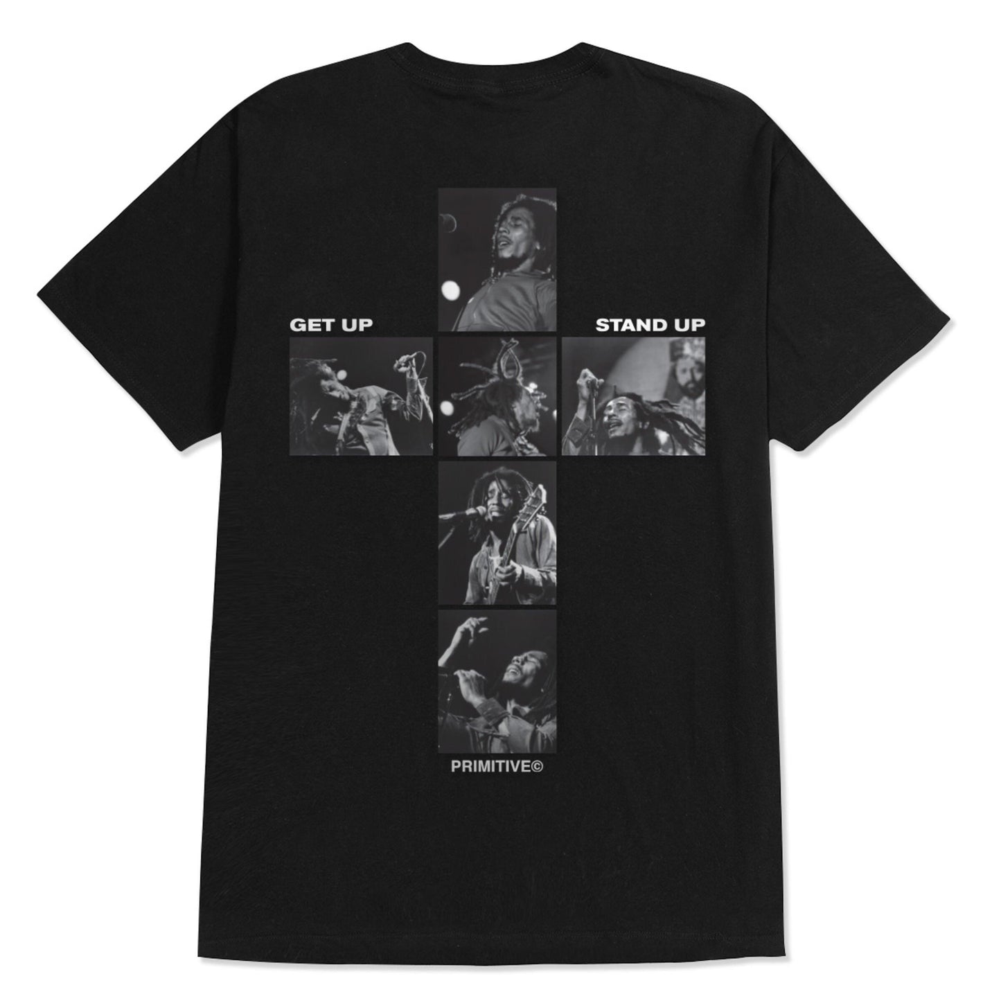 Camiseta Primitive X Bob Marley King Preto