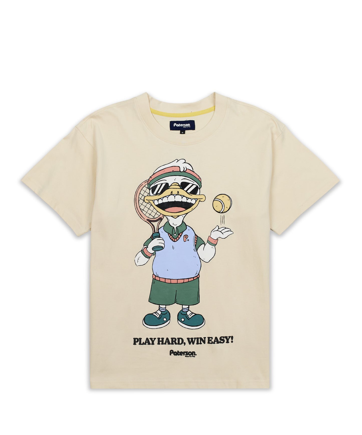 Camiseta Paterson Quack  Bege