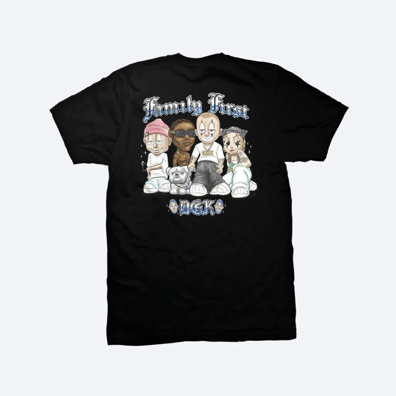Camiseta DGK Family First Preto
