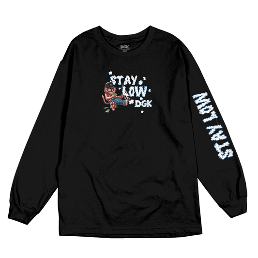 Camiseta DGK Stay Low L/S Preto