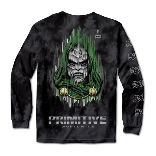 Camiseta Primitive Doom Washed L/S Tee