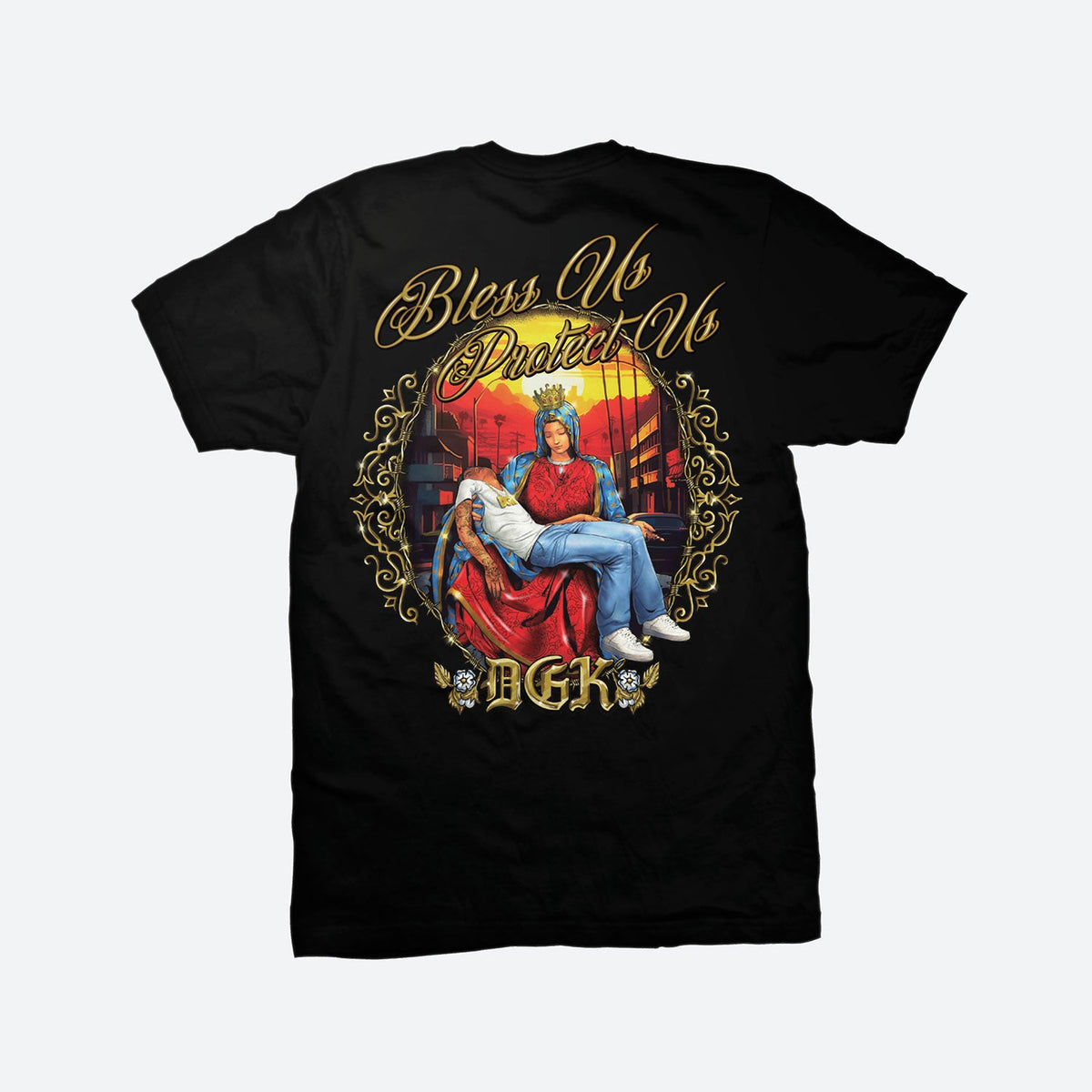 Camiseta DGK Protect Us Black