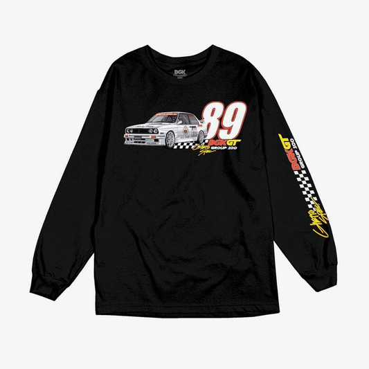 Camiseta Dgk Manga Longa Gt89 Preto