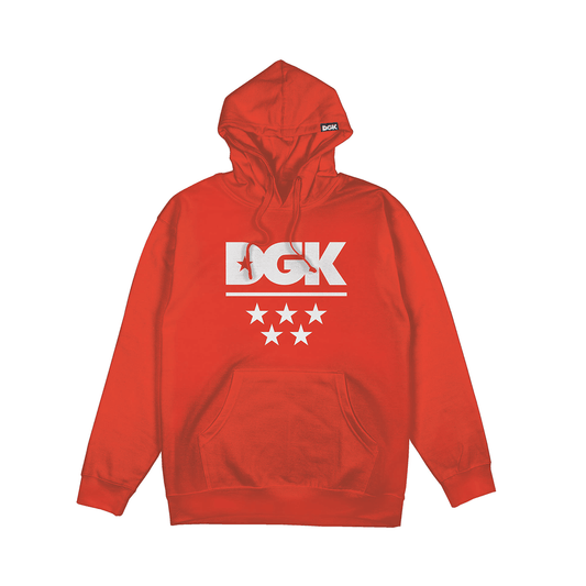 Moletom DGK All Star Hooded Fleece  Vermelho