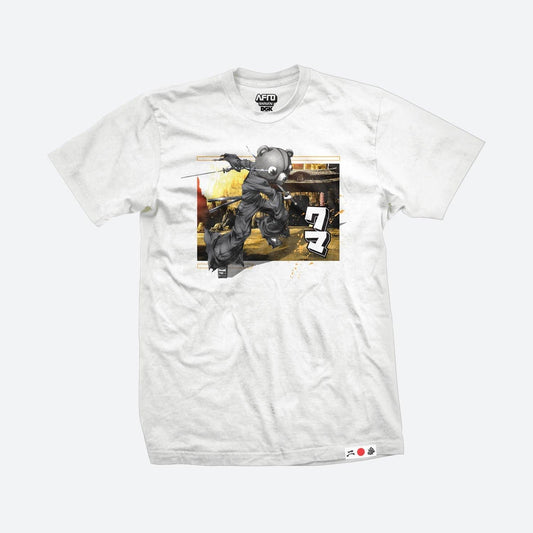 Camiseta DGK x AFRO SAMURAI Kuma Branco