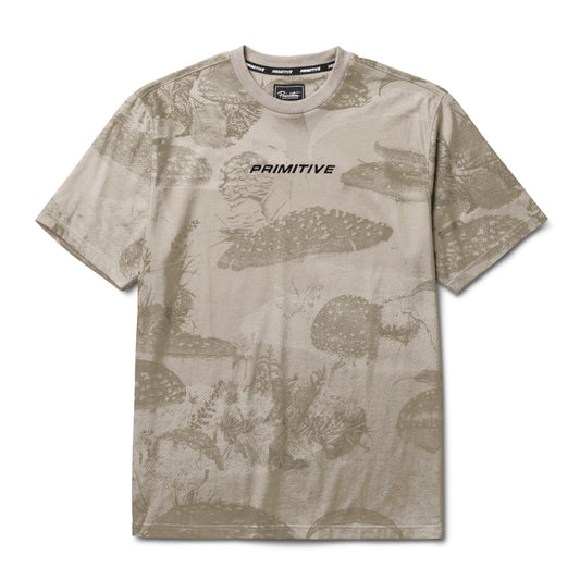 Camiseta Primitive Harvest Heavyweight Bege