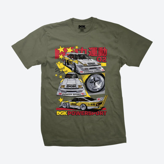 Camiseta DGK Powersport  Verde