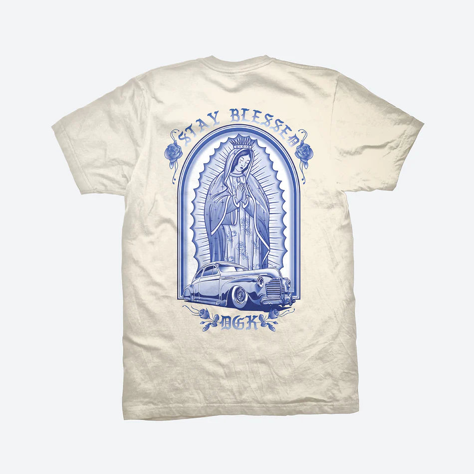 Camiseta DGK Lo-Side Creme