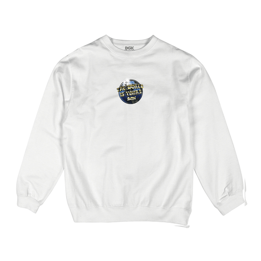 Moletom  Crewneck DGK Muerte Crewneck Fleece Branco