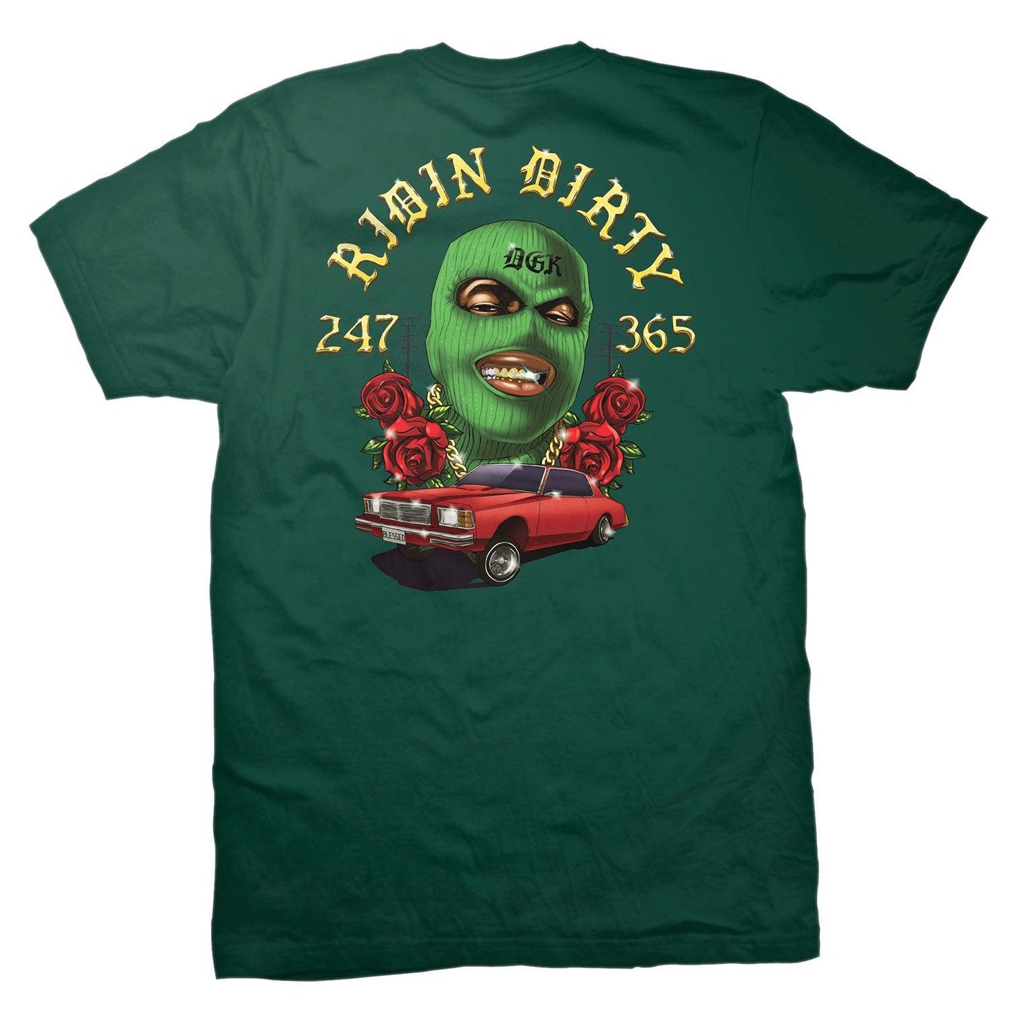 Camiseta DGK Ridin Dirty Verde