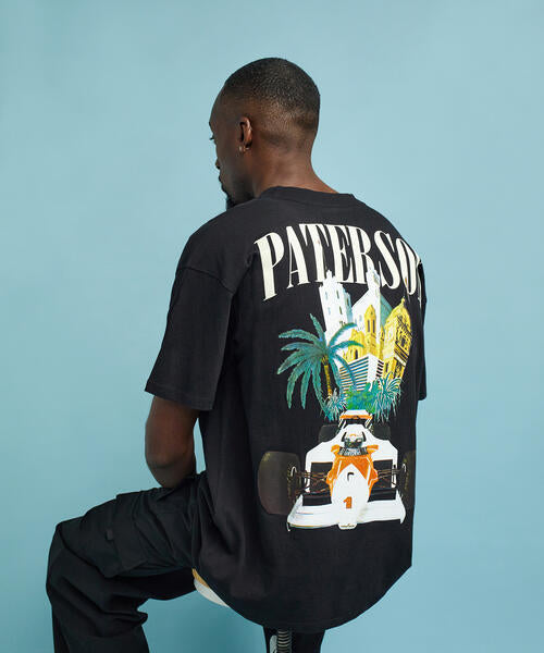 Camiseta Paterson Monte Carlo  Preto