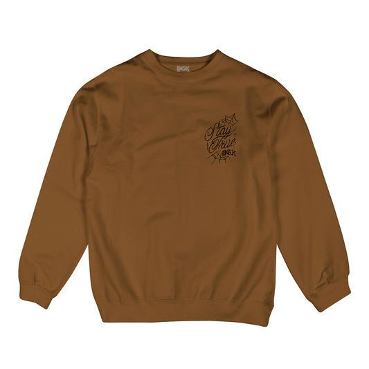 Moletom  Crewneck DGK Stay True Crewneck Marrom