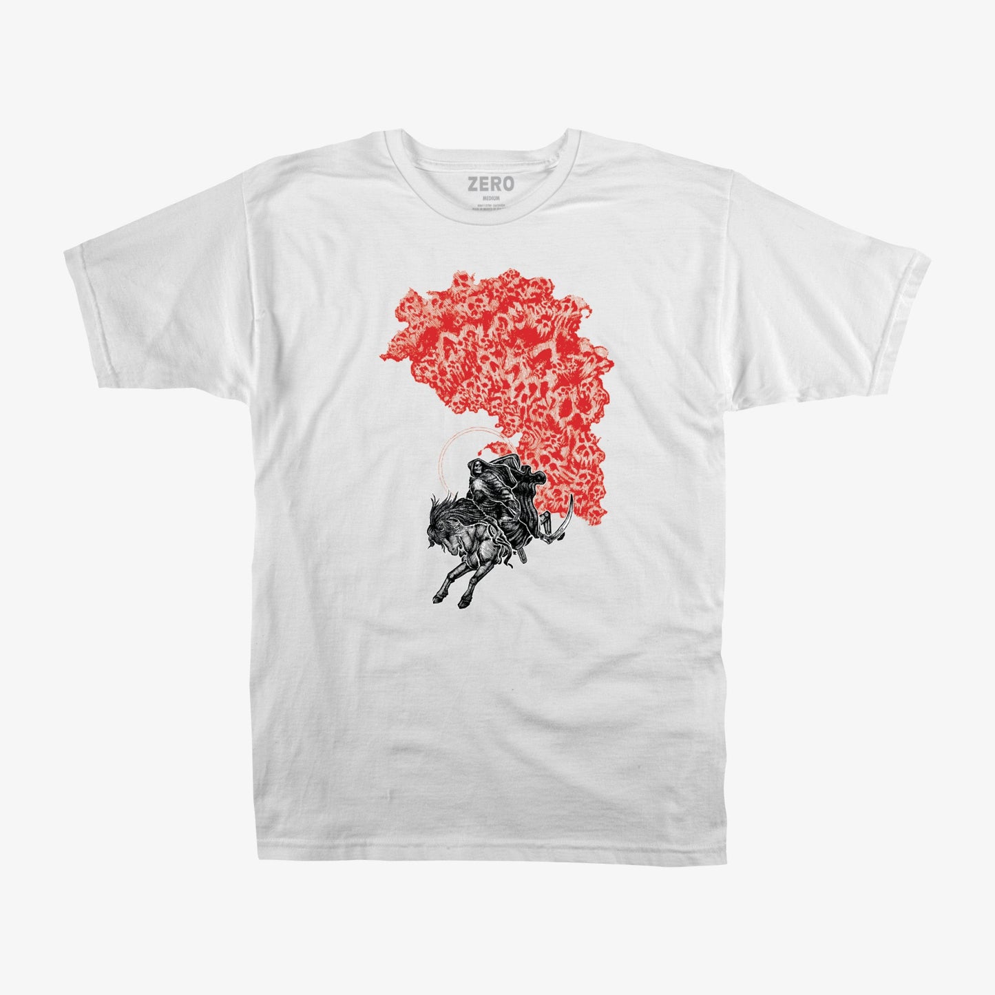 Camiseta Zero Death Awaits Branco