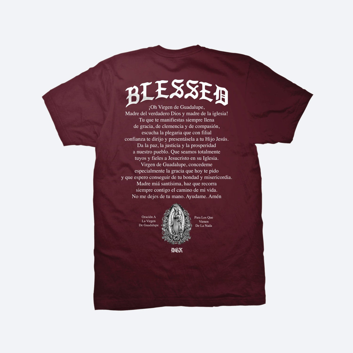Camiseta DGK Oracion Burgundy