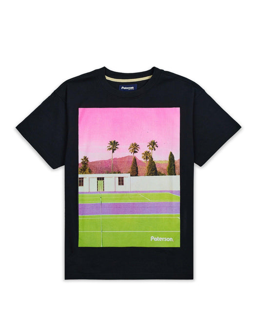 Camiseta Paterson Palm Springs Court  Preto