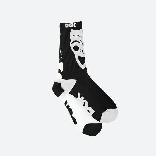 Meia DGK Contrary Socks Black