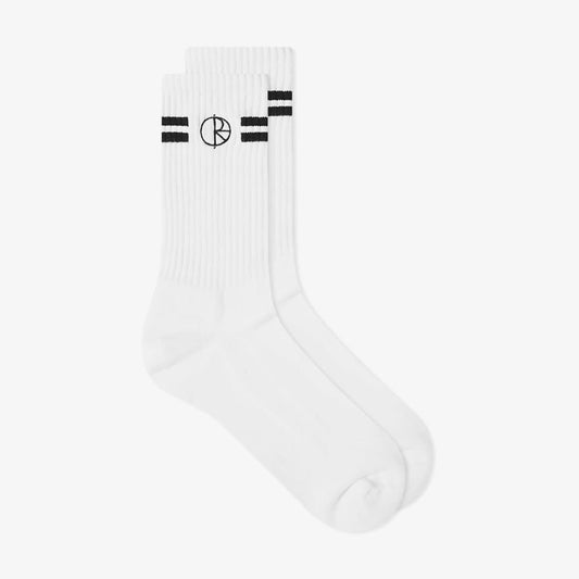 Meia Polar Stroke Logo 39-42 Branco
