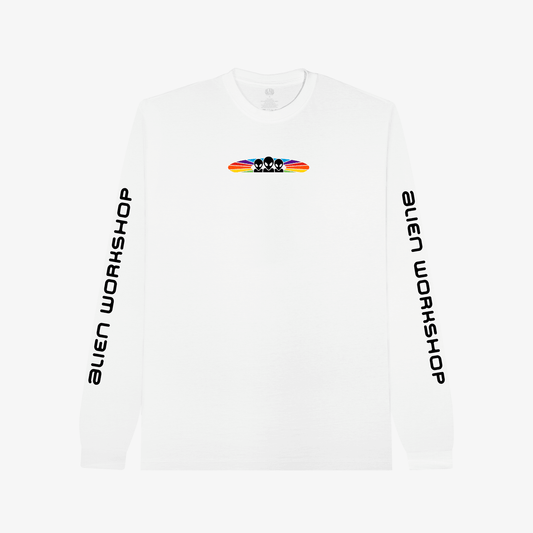 Camiseta Alien Workshop Manga Longa Spectrum Branco