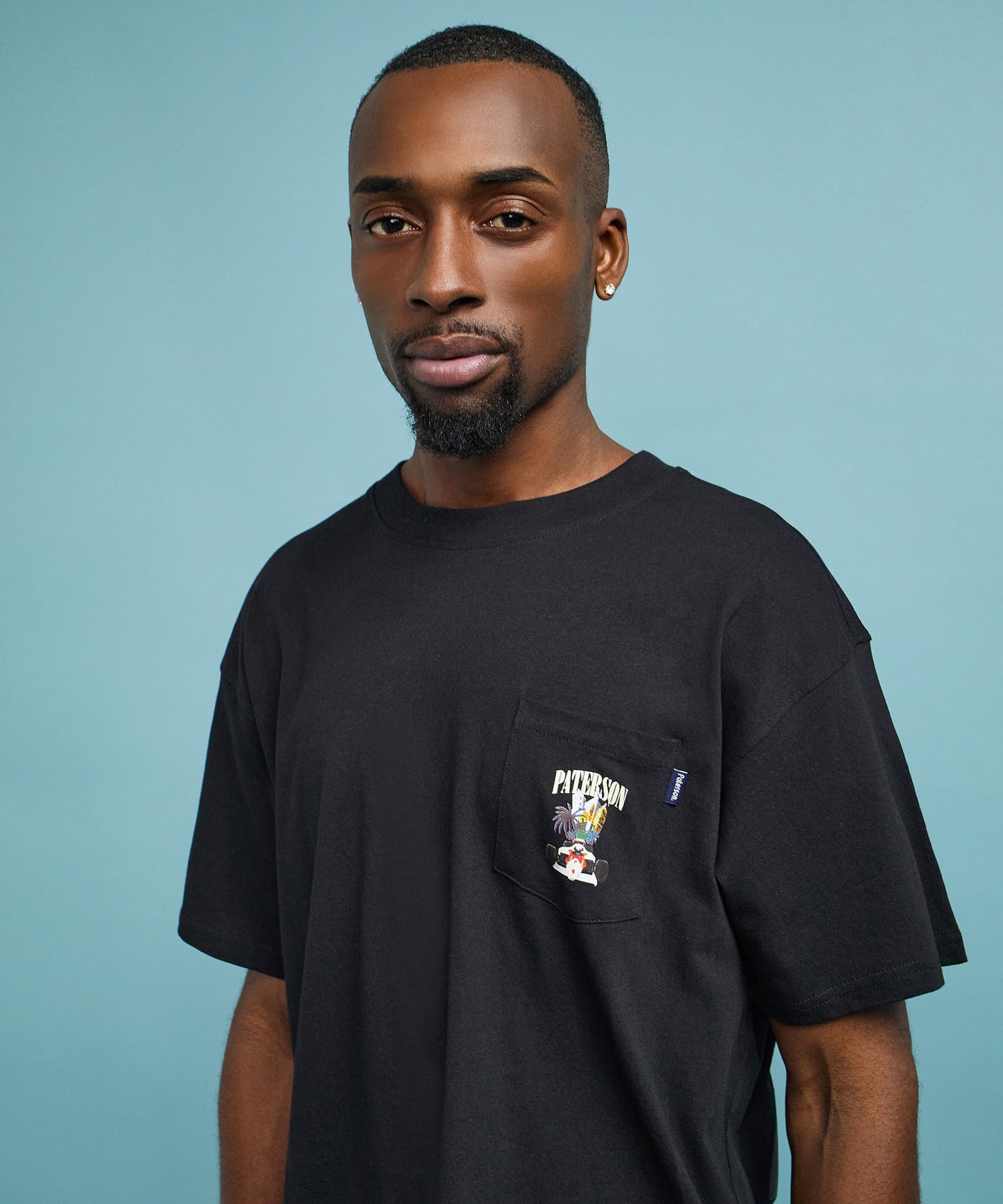 Camiseta Paterson Monte Carlo  Preto