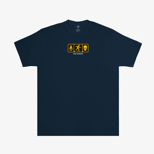 Camiseta Alien Workshop Birth Life Death Azul